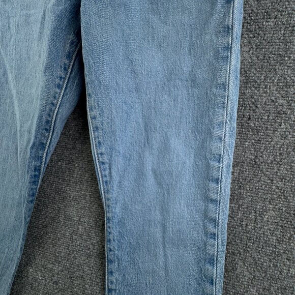 Levis Premium Women Jeans 501 S Button Fly Denim Big E Cotton 25x28 Ladies Light - Picture 5 of 16